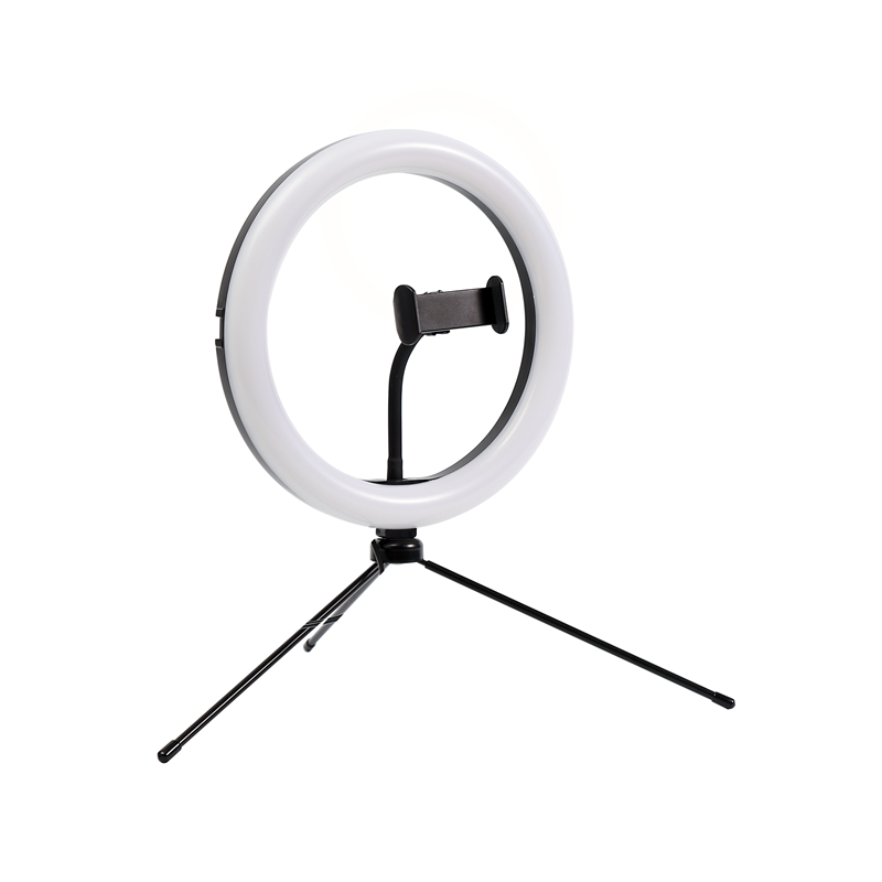 Luz de anillo de lámpara Selfie cosmética de 10 pulgadas con trípode y control remoto